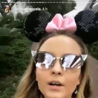 Larissa Manoela se diverte com filha de Ticiane Pinheiro na Disney: 'Turma'