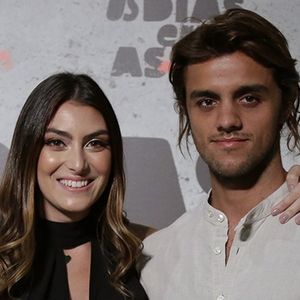 Felipe Simas e Mariana Uhlmann festejaram os 5 meses da filha, Maria