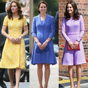 Amarelo, azul, lilás e mais! Kate Middleton se jogou nas cores com looks monocromáticos durante viagem oficial à Polônia e à Alemanha. Veja detalhes!