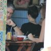 William Bonner escolheu um restaurante no Horto, bairro da zona sul do Rio, para almoçar com Natasha Dantas