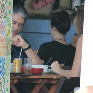 William Bonner escolheu um restaurante no Horto, bairro da zona sul do Rio, para almoçar com Natasha Dantas