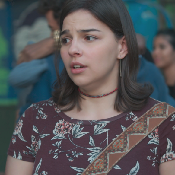 Keyla (Gabriela Medvedovski) recebe uma ameaça de K2 (Carol Macedo) e conta para as amigas, no capítulo do dia 04 de agosto de 2017 da novela 'Malhação - Viva a Diferença'