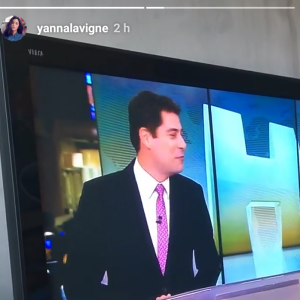 Yanna Lavigne lamentou a saída de Evaristo Costa do 'Jornal Hoje'