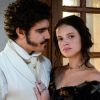 Domitila (Agatha Moreira) está grávida de dom Pedro (Caio Castro) na novela 'Novo Mundo'