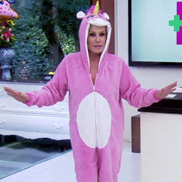Ana Maria Braga já usou pijama de unicório no 'Mais Você'