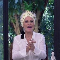Ana Maria Braga usa turbante de abacaxi e movimenta web: 'Criadora de meme'