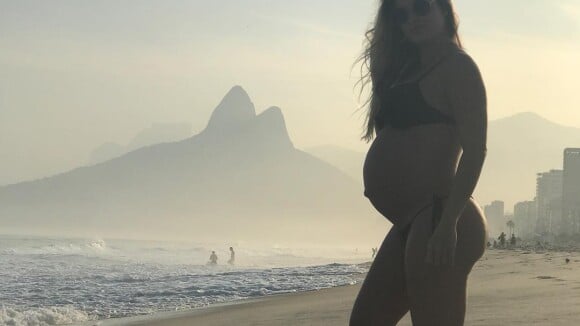 Andressa Suita sente saudade da gravidez e Gusttavo Lima propõe: 'Fazer outro'