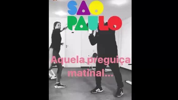 Marina Ruy Barbosa mostra treino intenso de muai thay no Instagram, na manhã desta sexta-feira, 28 de julho de 2017
