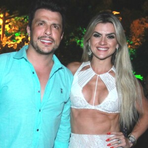 Mirella Santos e o humorista Ceará estão casados há mais de cinco anos