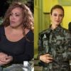 Bibi Perigosa real e Paolla Oliveira posam nos bastidores de 'A Força do Querer' nesta segunda-feira, dia 31 de julho de 2017