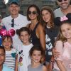 Rafaella Justus fez passeio na Disney com a mae, Ticiane Pinheiro, Larissa Manoela, Thomaz Costa e a família de Rodrigo Faro