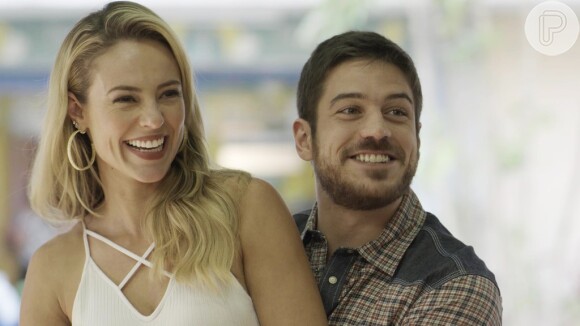 Zeca (Marco Pigossi) e Jeiza (Paolla Oliveira) começam os preparativos para o casamento, na novela 'A Força do Querer"
