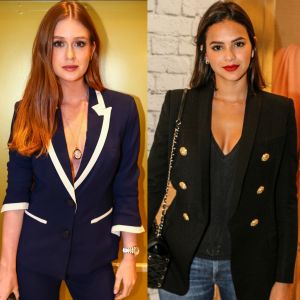 Marina Ruy Barbosa negou rivalidade com Bruna Marquezine na vida real e comemorou a parceria com a atriz na novela 'Deus Salve o Rei'