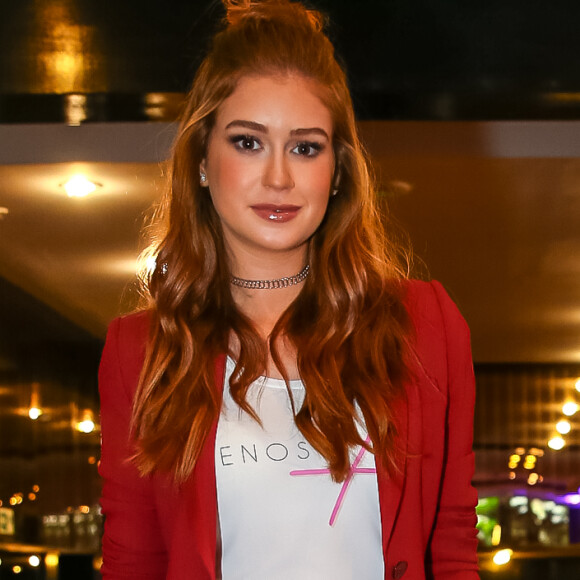 'Vai dar tempo de fazer essa e a do Aguinaldo (Silva) depois', afirmou Marina Ruy Barbosa
