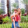 Ticiane Pinheiro e a filha, Rafa Justus, viajaram juntas para Orlando
