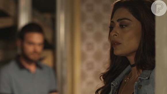 Bibi (Juliana Paes) tentará incendiar o salão depois de descobrir o caso de Rubnho (Emílio Dantas) em 'A Força do Querer'