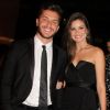 Camila Queiroz e Klebber Toledo prestigiaram o Prêmio Extra de TV 2016, que reuniu os melhores do ano no dia 29 de novembro, no Vivo Rio, Zona Sul do Rio de Janeiro