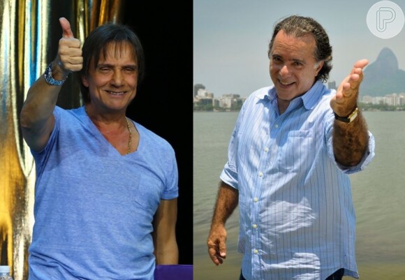 Roberto Carlos e Tony Ramos vão gravar comercial juntos em junho