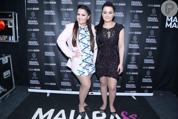Maiara, da dupla com Maraísa, tranquilizou os fãs após cair em show: 'Ficou dolorido, mas não aconteceu nada demais'