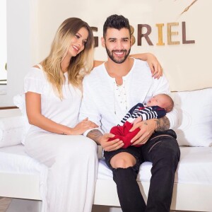 Casado com Andressa Suita e pai do pequeno Gabriel, Gusttavo Lima planeja dar irmãos para o filho