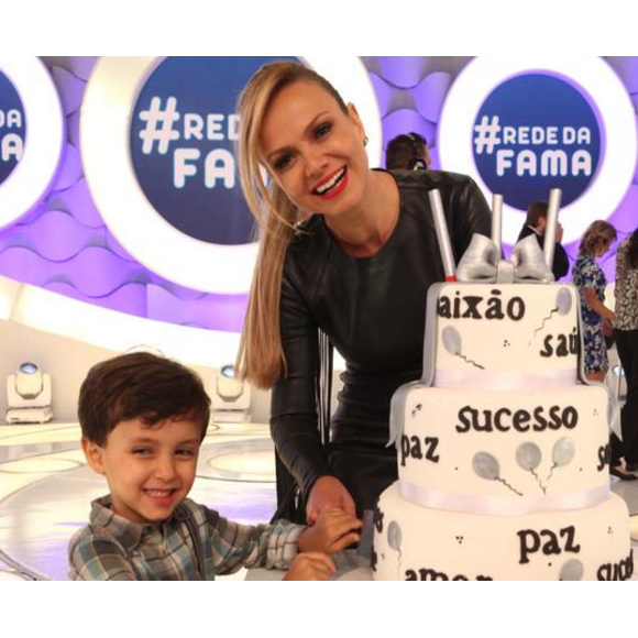 Filho mais velho de Eliana, Arthur completou 6 anos na última semana