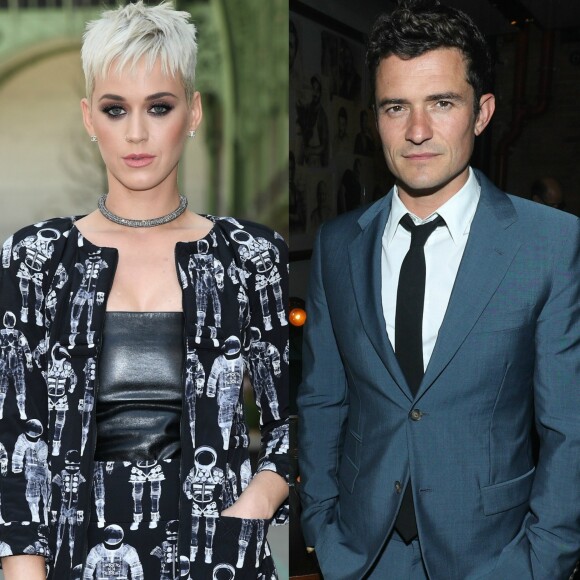 Katy Perry e Orlando Bloom foram vistos juntos no show de Ed Sheeran, em Los Angeles, no último sábado, 12 de junho de 2017