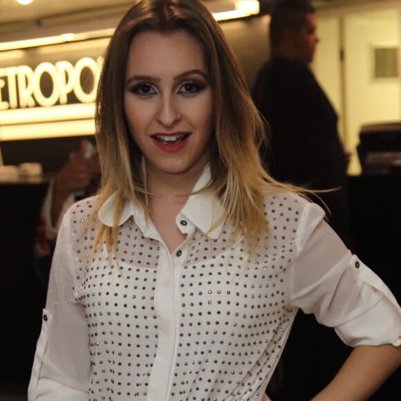 'Admiro muito como atriz e mulher, ela é maravilhosa, um grande exemplo', elogiou Carla Diaz