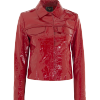 A jaqueta croco de verniz usada por Lala Rudge custa R$ 4.998