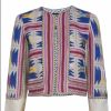 A jaqueta colorida e étnica usada por Fernanda Lima pertence à grife Bo.bô e custa R$ 2.198