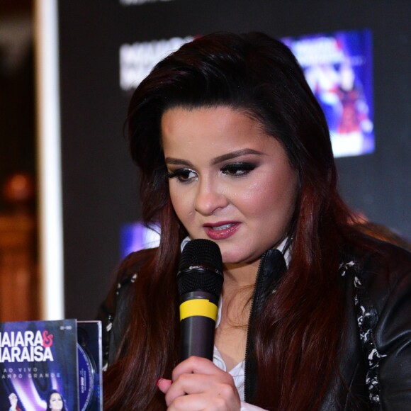 Dupla de Maraísa, Maiara se divertiu em show da amiga Marília Mendonça