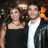 Maria Ribeiro esteve acompanhada do marido, Caio Blat, no 45º Festival de Cinema de Gramado, no Rio Grande do Sul