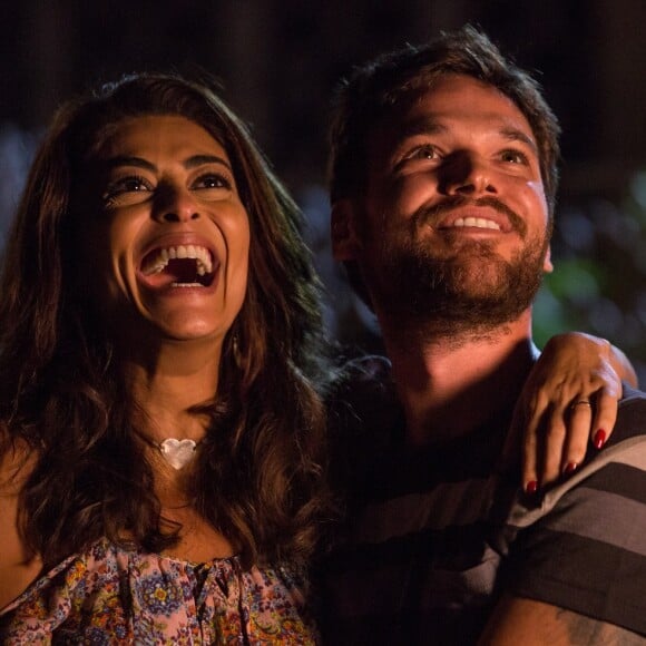 Jeiza (Paolla Oliveira) impede fuga de Bibi (Juliana Paes) com ajuda de Caio (Rodrigo Lombardi)