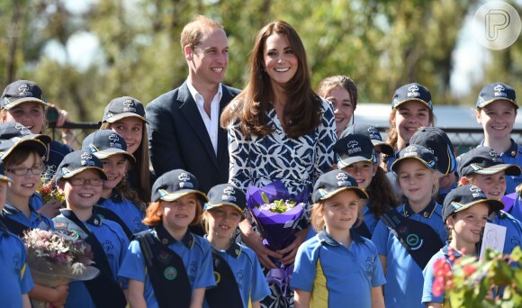 Kate Middleton e Príncipe William estiveram em Blue Mountains Winnmalee, nos arredores de Sydney
