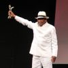 Antonio Pitanga foi homenageado com o Troféu Cidade de Gramado em solenidade durante o 45º Festival de Cinema de Gramado, nesta quarta-feira, 23 de agosto de 2017