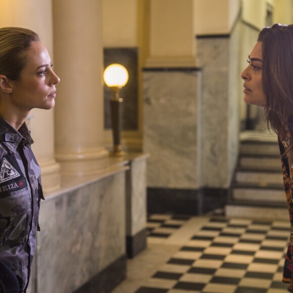 Paolla Oliveira e Juliana Paes são as rivais Jeiza e Bibi, respectivamente, na novela 'A Força do Querer'