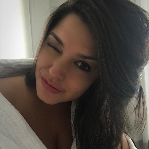 'Sempre quis viver como era sentir entrar em trabalho de parto e nosso gurizinho me deu esse presente', concluiu Thais Fersoza