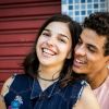 Na novela 'Malhação', Keyla (Gabriela Medvedovski) reencontra Tato (Matheus Abreu) e diz ao ex-namorado que gostaria de ser sua amiga
