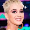 Katy Parry apostou em maquiagem rosa para o MTV Video Music Awards, realizado na Califórnia neste domingo, 27 de agosto de 2017