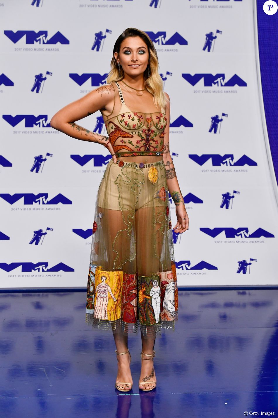 Paris Jackson Filha De Michael Jackson Usou Dior Colecao Resort 2018 No Mtv Video Music Awards Realizado Na California Neste Domingo 27 De Agosto De 2017 Purepeople
