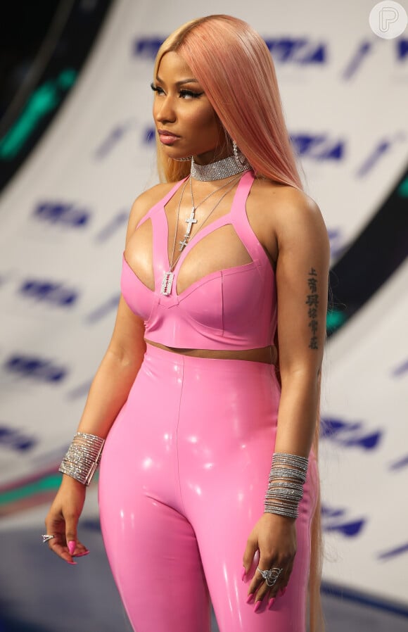 Nicki Minaj apostou na produção superjusta para o MTV Video Music Awards, realizado na Califórnia neste domingo, 27 de agosto de 2017