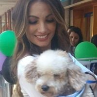 Patricia Poeta aprova sugestão de fãs para nome de cãozinho adotado: 'Marley'