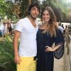 Bruna Hamú é noiva do empresário Diego Moregola, por quem foi pedida em casamento na maternidade