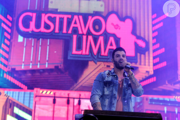 Gusttavo Lima cantou seus sucessos no 'Festeja Niterói'