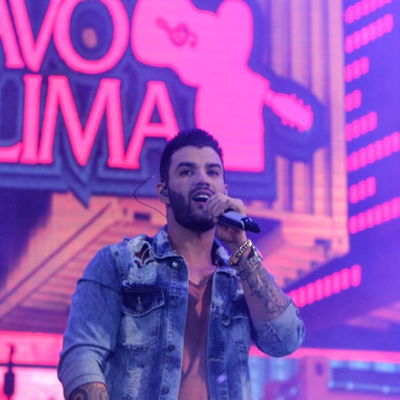 Gusttavo Lima cantou seus sucessos no 'Festeja Niterói'