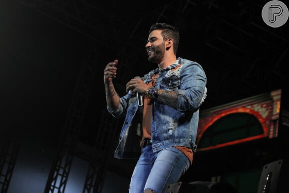 Gusttavo Lima cantou no 'Festeja Niterói', neste domingo, 3 de setembro de 2017