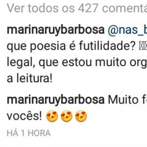 Marina Ruy Barbosa responde crítica de internauta sobre seu livro