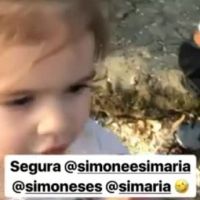 Mirella Santos filma Valentina cantando Simone e Simaria: 'Loka'. Vídeo!