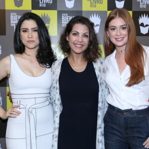 Marina Ruy Barbosa posa com Thalita Rebouças e Olivia Torres