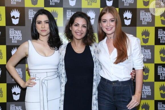 Marina Ruy Barbosa posa com Thalita Rebouças e Olivia Torres