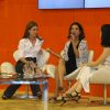 Marina Ruy Barbosa esteve no debate ao lado de Thalita Rebouças e Olivia Torres